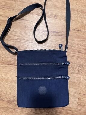 Kipling Navy Blue Nylon Crossbody Bag